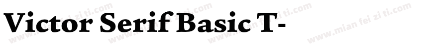 Victor Serif Basic T字体转换